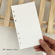 A6 Binder Acrylic Case Notebook, 2pcs Pmma Board With Metail Ring, DIY Junk Journal Notebook Set, 45 Sheets Refill Papers, Stationery Supplies,School Supplies,Back To School - Multicolor - View 11