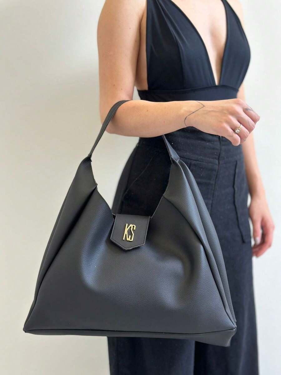 Elegant Versatile Spacious Women's Bag With Internal Pocket Venice - màu đen - Xem 1