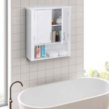 Bathroom Door Wall Mounted Cabinet Hanging Medicine Cabinet Storage Organizer - 1 - View 7