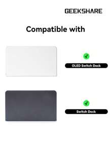 GeekShare 1 Ốp lưng bảo vệ silicon hình ngôi sao màu hồng tương thích với Switch/Switch OLED Dock - Màu tím - Xem 4