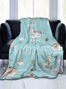 1 chiếc chăn lông cừu in chữ tùy chỉnh, chăn có tên cá nhân, chăn vui nhộn có tên, chăn thoải mái, quà tặng gia đình, quà tặng cưới, quà tặng sinh nhật, quà tặng Ngày của Mẹ, quà tặng Ngày của Cha, quà tặng cho cô ấy, quà tặng cho mẹ/bố, quà tặng cho bạn bè - Phong cách 2 - Xem 3