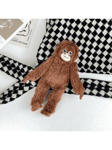 毛绒猴子吊坠、大猩猩包饰物、钥匙扣 - 彩色 - 查看 13