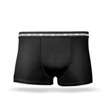 Box Wear Kit Of 2 Men's Boxer Briefs Adult Seamless Microfiber Elastane Breathable Comfortable - 黑色 - 查看 2
