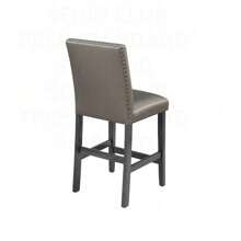 Modern 1pc Light Brown Seats Counter Height Bench Dining Room Wooden Fabric Upholstered Furniture Footrest,ChicFurnish8