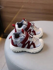 1 paire de chaussures de sport extérieures confortables et durables avec surface , antidérapantes, imperméables et à lacets