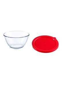 Kit 4 Oval Glass Dishes With Lid Luxy Lebianco 1050ml Style And Practicality For Serving Elegant Dishes And Storing Fresh Food - 無色 - 查看 4