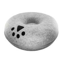 Cama Túnel Gato Interativa Donut Pet Brinquedo Felino Casa