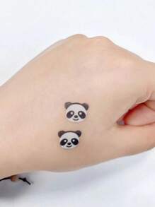 100pcs/80pcs/60pcs/40pcs/20pcs Panda Printed Acne Pimple Patch Stickers, Cartoon Colorful Cute Panda Acne Spot Stickers, Waterproof Invisible Pimple Patch, Star Stickers, Expression Stickers, Multi-Purpose, Face Decorative Stickers,Makeup,Cheap,Room Decor,Vanity,Travel,Bedroom,Makeup Accessories - Multicolor - View 4