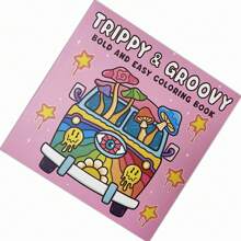 1 Pc & GROOVY Coloring Book Drawing Book With 40 Pages Of Cute Patterns On Mushrooms, Snails, Sunflowers, Cats, Etc.Designs For Birthday Gifts, Back-To-School Gifts, Thanksgiving Gifts, Christmas Gifts. Back To School,Back To School,School Supplies