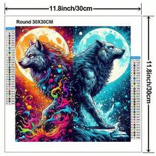 Bộ dụng cụ làm tranh kim cương DIY 1 chiếc, Bộ nghệ thuật kim cương DIY 5D, Hoa văn nghệ thuật, Quái vật nhỏ, Kim cương tròn đầy DIY, Trang trí nhà cửa, Quà tặng - hoa văn nghệ thuật - Xem 9