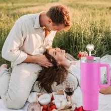 1 st. 40oz 30 oz acryl rietje dop, imitatie parel stof dop, glanzende imitatie parel bont afdekking, cartoon siliconen stof afdekking, beker accessoires, vakantie cadeau, verjaardagscadeau