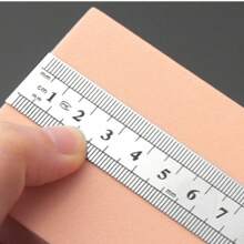 1 Stück/2 Stücke 20cm/30cm Edelstahl Lineal, Messwerkzeug Metall Gerade Lineal (geeignet für Hausmessungen, Handwerk, Elektroinstallation, Zeichnungsmessung), Schulbedarf, Rückkehr zur Schule