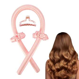 4Pcs/SET Heatless Curls Lazy Heatless Curling Rod No Heat Curls Headband Sleep Overnight Heatless Hair Curler Heatless Curling Tool For Women Holiday Gift