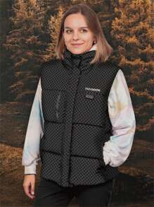 Heated Vest Women With 7.4V Battery Pack, Warming Vest 8 Heating Zones With 3 Heating Levels (Incl. Battery Pack) - 黑色 - 查看 7