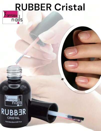 NUEVOS RUBBER Fantasy Nails 15ML C/u Gel Esmalte de uñas de uso profesional 3 de calcio para fortalecer las uñas
