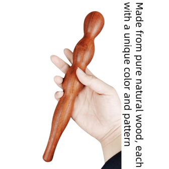 6/1 件纯天然木质按摩棒 - 多功能木制工具，可用于 DIY 木制工艺品，用于放松身心、缓解疲劳和舒缓足部经络。它是送给家人、朋友、女朋友和妻子的完美礼物。