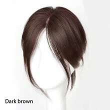 Bangs Wig Female Natural Forehead Atmosphere Dragon Beard Bangs Chemical Fiber Hair Hair On Top Of Hair Fluffy Wig Piece - Multicolor - View 8