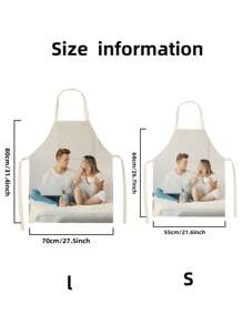 1 Piece DIY Photo Custom Apron, Waterproof Horizontal Weave Nylon Fabric With Photo Mom Men Women Customized Funny Pictures Chef Cooking Kitchen Apron Personalized Kitchen Waterproof Apron Custom Photo Logo Picture Name Chef Chef Apron Perfect For Mom Husband Girlfriend Girlfriend Boyfriend Father's Day Valentine's Day Mother's Day Birthday Anniversary Graduation Wedding Christmas Love Unique Ideal Gift For Dad, Family, Friends, Housewarming,Durable,Breathable,Lightweight,Washable,Funny,Cute,Love,Soft,Comfortable,Elegant,Simple,Custom,Personalized,Unique,Ideal Gifts For Him,Ideal Gifts For Her,Him,Her,Boyfriend,Girlfriend,Dad,Mom,Family,Friends,For Anniversaries,For Mother's Day,For Birthdays,For Valentine's Day,For Graduation,For Father's Day,For Weddings,For Housewarming,Sofa,Bed,Car,Tea Room,Bedroom,Bathroom,Living Room,Dining Room