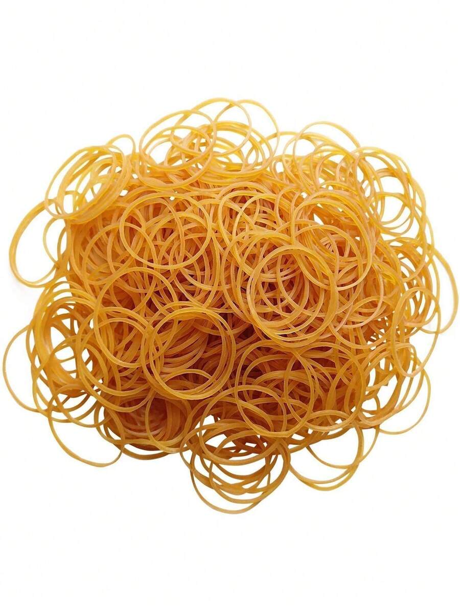 50/100根装弹性橡皮筋，采用耐用天然橡胶制成，适用于办公室、学校和家庭使用。 - 彩色 - 查看 1
