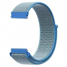 Correa de nilón de 20 mm y 22 mm para Galaxy Watch 7/6/5/4/FE/Active 2 de 40 mm y 44 mm / Galaxy Watch 5 Pro de 45 mm / 4 Classic de 42 mm y 46 mm / Galaxy 6 Classic de 43 mm y 47 mm, paquete de 6 correas deportivas de bucle de tela para mujer y hombre