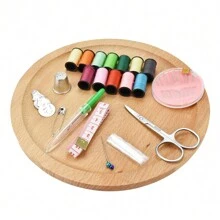 1pc Sewing Kit Organizer Bag For Storing Sewing Needles, Small Scissors, Pins And Other Small Sewing Accessories - Black - View 7