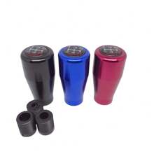 Núm chuyển số bằng nhôm 5 tốc độ M8 M10 M12 phổ thông cần số đua cho hộp số sàn Núm chuyển số - Nhiều màu (nhiều màu) - Xem 2