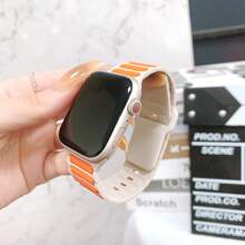 Dây đeo thể thao tương thích với dây đeo Apple Watch 44mm 45mm Ultra 2 49mm 40mm 41mm 42mm 45 44mm Vòng đeo tay bằng silicon cho Apple Watch Series 9 8 SE 7 3 - 42mm/44mm/45mm/49mm - Xem 3
