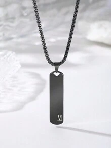26 件不锈钢字母吊坠项链，时尚简约个性嘻哈百搭欧美街头风格男士 - 項鍊 - 查看 38
