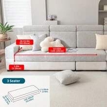 1pc Tea Leaves Jacquard Sofa Cover, All-Season Protective Slipcover, Stretchy & Machine Washable, Fits Single/Loveseat/3-4 Seater/Sectional Sofa Gifts Birthday Graduation