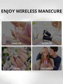 Handheld UV Nail Lamp With Holder, Portable Mini UV Light For Gel Nails LED Nail Lamp, Cordless USB Rechargeable Small Gel Light For Nails Quick Curing, Nail Dryer Nail Polish Nail Glue Light For DIY Manicure Nail Art At Home Nail Salon - Multicolor - View 8