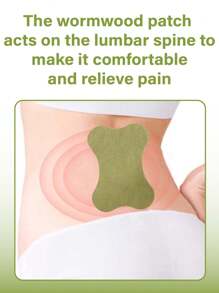 艾草贴片，草药贴片，膝盖贴片，艾草提取物贴片膝盖贴片，艾草贴片颈部，肩膀，背部，肘部，关节，肌肉，抽筋 - 艾灸，活力加热垫深入渗透 - 腰貼 - 查看 2