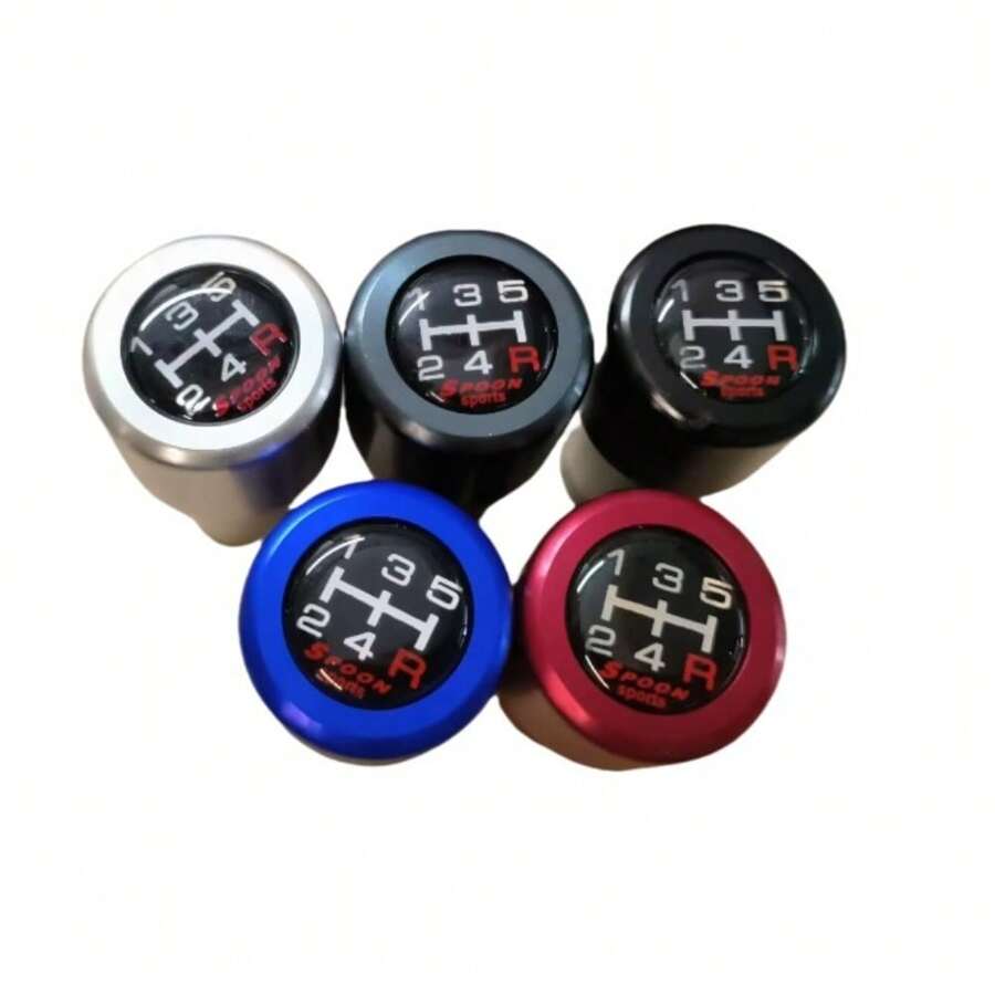 Núm chuyển số bằng nhôm 5 tốc độ M8 M10 M12 phổ thông cần số đua cho hộp số sàn Núm chuyển số - Nhiều màu (nhiều màu) - Xem 1