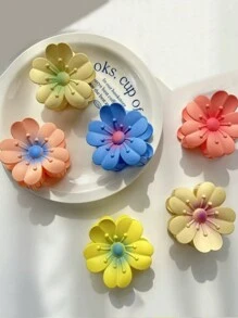 4 kẹp tóc hoa nhuộm loang cho nữ, thích hợp sử dụng hàng ngày, ở nhà, đi học, bãi biển, công sở, tiệc tùng, ngày lễ, quà tặng sinh nhật, mùa tựu trường, năm mới - Nhiều màu - Xem 1