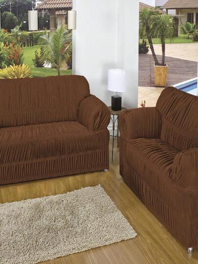 Capa de Sofá 2 e 3 Lugares Elásticada Malha Gel Malha Premium