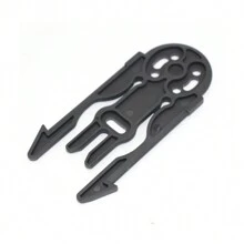 Tactical MOLLE Quick Release Insert Plate, Multifunctional Quick Draw Holster, Utility Pouch, Detachable Belt Clip System For Outdoor - Black - View 2