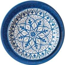 12 Piece Melamine Dinnerware Set (Blue) - Blue - View 3