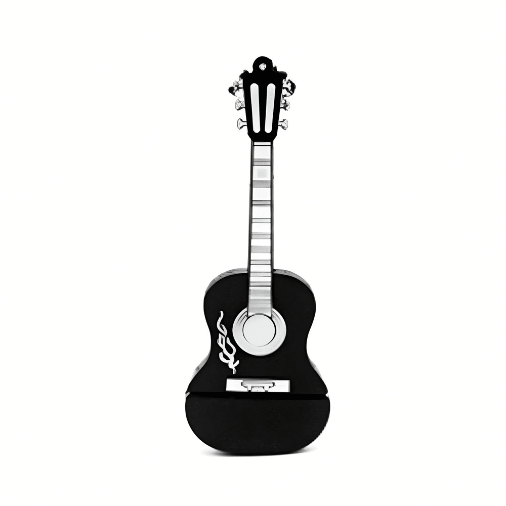 Guitar Series USB 2.0 Flash Drive, Real Capacity Silicone Pen Drive, Music Gift Memory Stick, 128GB/64GB/32GB/U Disk