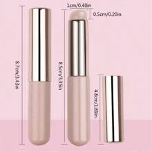 Cọ son môi silicon Cọ môi có nắp chống bụi Đầu mềm mới Son môi lì tiện lợi Cọ sửa môi tiện lợi - Nhiều màu - Xem 6