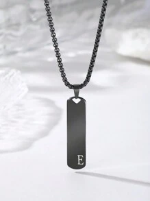26 件不锈钢字母吊坠项链，时尚简约个性嘻哈百搭欧美街头风格男士 - 項鍊 - 查看 35