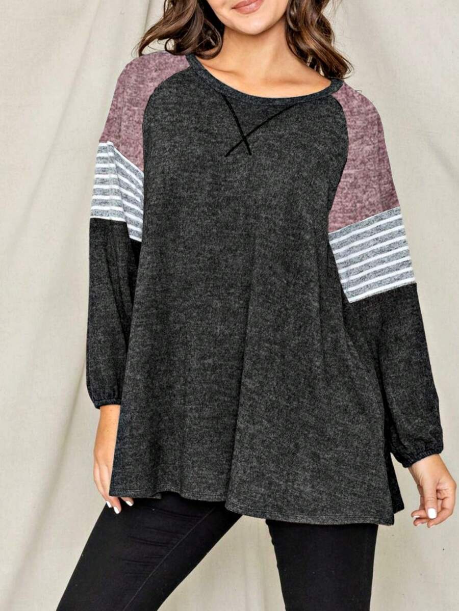 Boho Retro Light Blue Blue Red Teal Plaid Aline Stitch  Checker Stripe Floral Aline Swing  Tunic Dress - Than - Xem 1