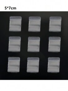 20 bolsas de joyería autosellantes, gruesas y transparentes - Bolsas gruesas para joyería y reliquias culturales para almacenamiento y sellado de joyas y accesorios DIY con PVC antioxidante (X20) - bolsa de almacenamiento de joyas - Ver 10