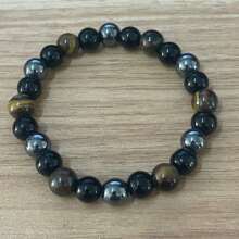 1 件男女通用休闲风格手工串珠首饰圣诞新年情人节节日礼物 - 彩色 - 查看 7