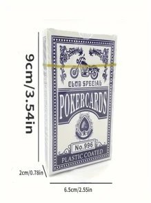 1 confezione di carte da gioco standard n. 996 edizione speciale Club - carte da gioco in carta plastificata per adulti, gioco di matematica, gioco di carte educativo, confezione regalo, adatto a bambini di età superiore a 14 anni - set di carte di alta qualità e intrattenimento familiare natalizio - Multicolore - Visualizzare 3