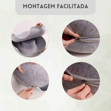 Cama Túnel Gato Interativa Donut Pet Brinquedo Felino Casa