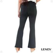 Kit With 2 Adult Flare Ballerina Pants - Suplex With Bell-Bottom Pocket Thick Fabric - màu đen - Xem 5