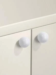 2pcs Ceramic Round Ball Cabinet Handles, Drawer Knobs For Furniture, Cabinets, Chests - View 6