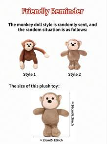 Bettie Doll head 1-4 1 PC 18 Inch Full Silicone Vinyl Bettie Reborn Girl Baby Doll Handmade Baby Newborn Doll With Painted Hair(Include Monkey Toy) - Reborn Girl - View 7