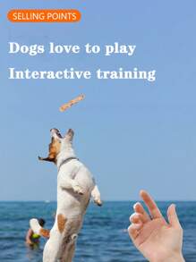 1pc Natural Coffee Wood Dog Chew Stick - Durable Teeth Health Chewing Toy, Suitable For All Breeds, Multiple Size Packaging, Suitable For Chewing And Playing - Beige - View 7