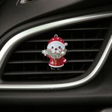 1 件闪亮水钻圣诞汽车通风口夹，可爱圣诞树汽车空气清新剂通风口夹饰品，可爱水钻圣诞通风口夹，闪亮圣诞汽车空调装饰 - 彩色 - 查看 21