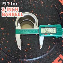 100 Lb Weight Plates Set,2 Inch Rubber Weight Plates (2*10lb,2*15lb,2x 25 Lb) Barbell Weight Plates For Weight Lifting Strength Taining Home Gym,100 Pound Change Plates - Black - View 3